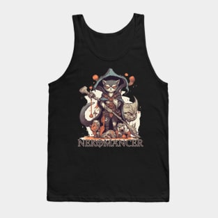 The Nekomancer - Necromancer Cat Tank Top